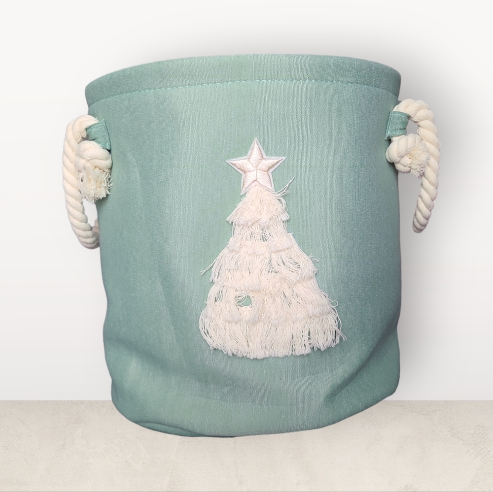 Fabric storage basket